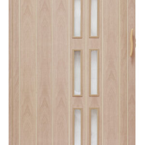Drzwi harmonijkowe 005S DĄB SONOMA - 80 cm