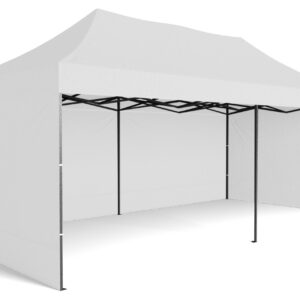 Alternative view of Pawilon handlowy ekspresowy - 3x6 m - biały