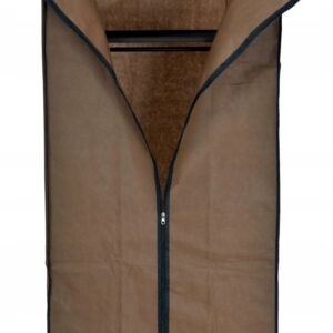 Alternative view of Szafa tekstylna z półką Fela - ciemny brąz