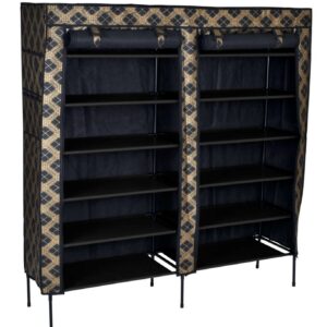 Alternative view of Szafa tekstylna na buty Gabi - krata