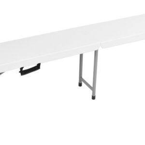Alternative view of Ławka cateringowa składana 180 cm biała