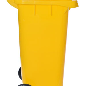 Alternative view of Pojemnik na odpady 120L kosz śmietnik żółty
