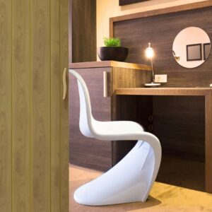 Alternative view of Drzwi harmonijkowe 001P JASNY DĄB MAT G - 80 cm