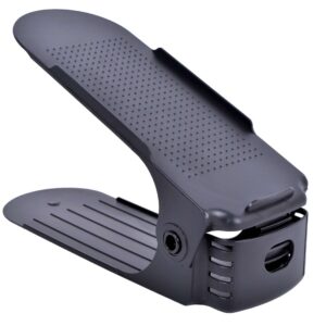 Alternative view of Komplet regulowanych uchwytów na buty 10 sztuk czarny