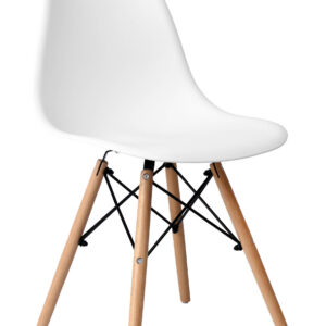 Krzesło nowoczesne Milano DSW PP białe