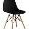 Krzesło nowoczesne Milano DSW PP czarny