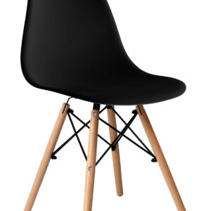 Krzesło nowoczesne Milano DSW PP czarny