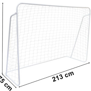 Alternative view of Bramka piłkarska PAOLO 213x152 cm biała