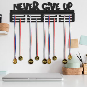 Alternative view of Wieszak na medale NEVER GIVE UP