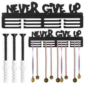 Wieszak na medale NEVER GIVE UP