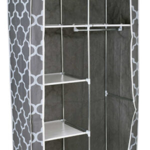 Alternative view of Szafa tekstylna z półkami Mira- szara