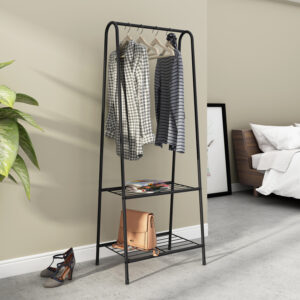 Alternative view of Wieszak stojący na ubrania OLIVIER czarny loft