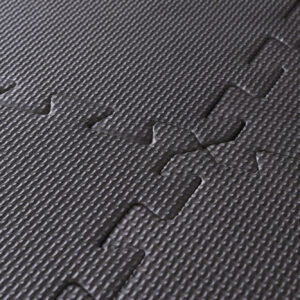 Alternative view of Mata ochronna fitness czarna 18 elementów