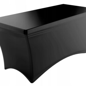 Alternative view of Pokrowiec na stół cateringowy CZARNY 180cm