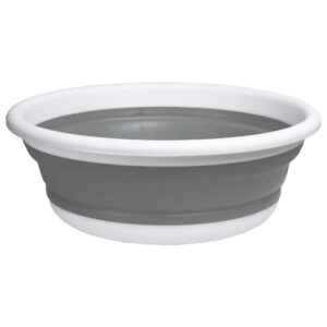 Alternative view of Miska okrągła 37 cm biało-szara ELBA COMPACT 9 litrów