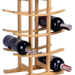 Alternative view of Stojak na wino bambusowy Todgar