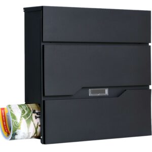 Skrzynka pocztowa na listy Vidar czarna