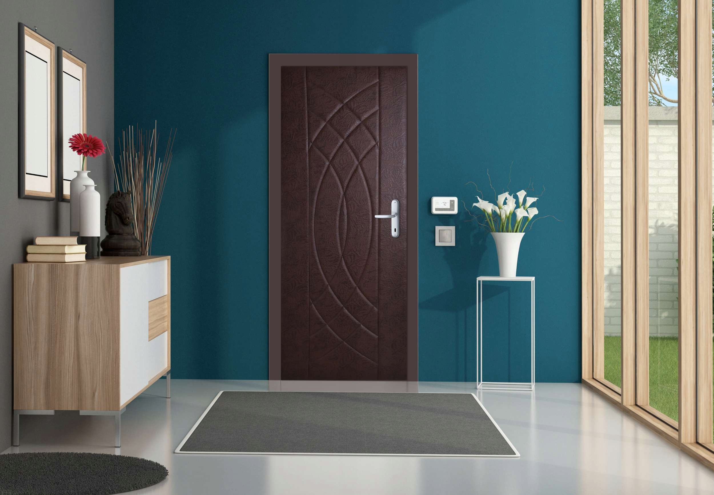 Tapicerka drzwiowa Elle 3 Brąz 95 cm - obrazek 5