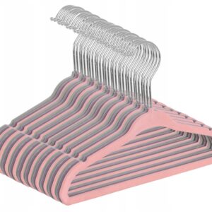 Wieszak welurowy Mini Girl komplet 30 sztuk