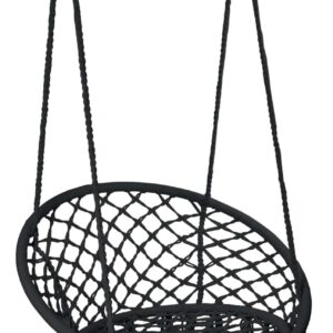 Fotel wiszący Bocianie gniazdo TOGO czarny