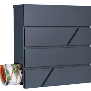 Alternative view of Skrzynka pocztowa na listy Tove z gazetnikiem antracyt