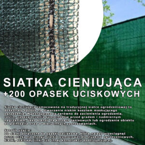 Alternative view of Siatka cieniująca maskująca 135g 1,5X50 m zielona