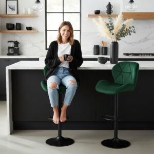 Alternative view of Hoker barowy Gordon Black ciemnozielony Velvet