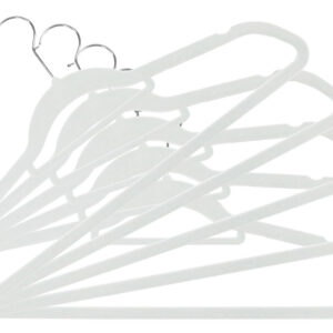 Wieszak welurowy Maxi komplet 5 szt - szary