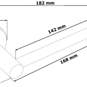 Alternative view of Uchwyt na papier toaletowy złoty Vost