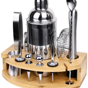 Alternative view of Zestaw barmański CHESTER chromowany 12 elementów