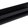 Półka łazienkowa loftowa Megara 40 cm czarna