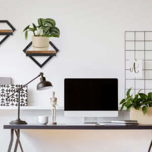 Alternative view of Kwietnik metalowy ścienny czarny Doron Rustic loft