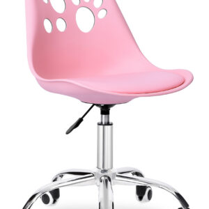 Fotel obrotowy Grover różowy