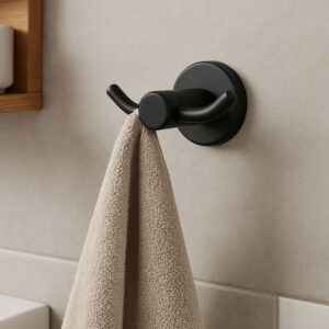 Alternative view of Wieszak na ręczniki loftowy Giaras czarny