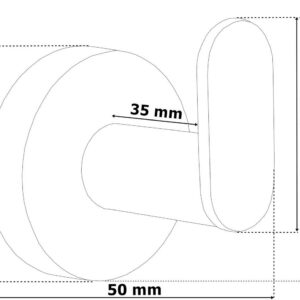 Alternative view of Wieszak loft Mokos czarny