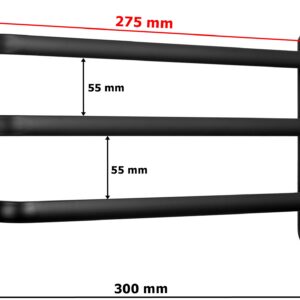 Alternative view of Wieszak Athos 30 cm czarny loft