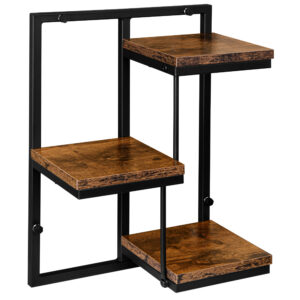 Alternative view of Kwietnik wiszący czarny Orkus Rustic postarzany dąb