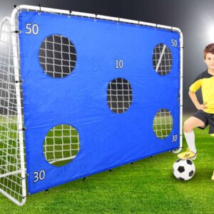 Alternative view of Bramka piłkarska duża OLSEN z matą treningową