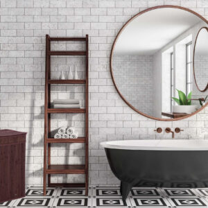 Alternative view of Kosz na pranie bambusowy z pokrywą 100L wenge