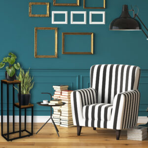 Alternative view of Kwietnik stojący czarny Hazel Rustic postarzany dąb