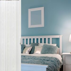 Alternative view of Drzwi harmonijkowe 004 04 biały dąb - 80 cm