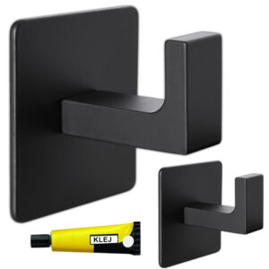 Alternative view of Zestaw 2 wieszaków z aluminium KSANTI czarny