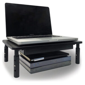 Alternative view of Podstawka pod monitor laptop NANKIN czarna + szuflada