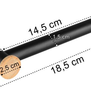 Alternative view of Uchwyt na papier toaletowy DINAR czarny