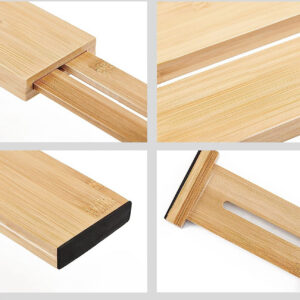 Alternative view of Zestaw 4 przegród bambusowych komplet do szuflady RITA