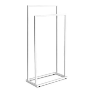 Alternative view of Stojak wieszak na ręczniki 2 poziomowy GESI biały