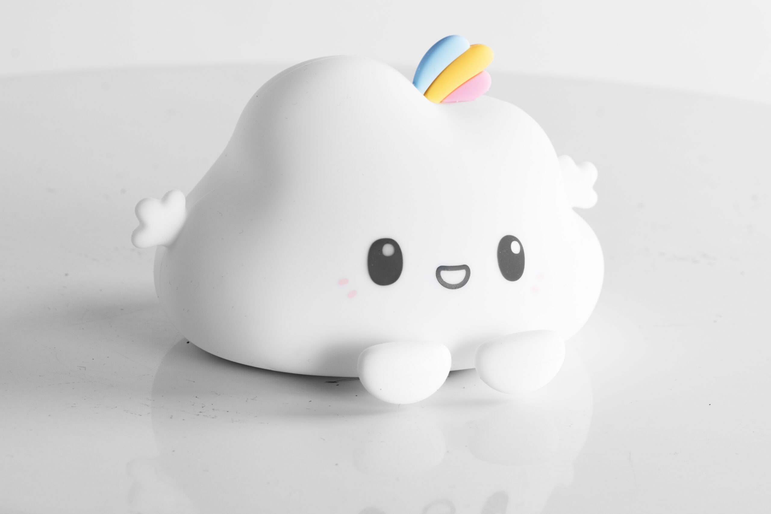 Silikonowa lampka nocna Chmurka led rgb - obrazek 4