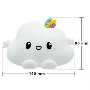 Alternative view of Silikonowa lampka nocna Chmurka led rgb