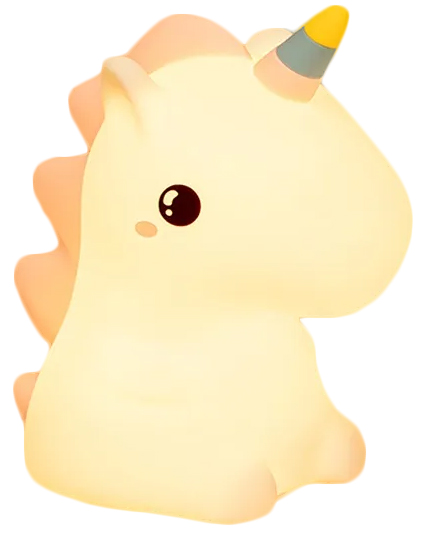 Silikonowa lampka nocna Jednorożec led rgb - obrazek 9