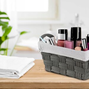 Alternative view of Koszyk pleciony grafitowy LILO 30x20x15 cm